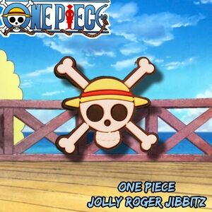 💖3 Charms for $9💖 Straw Hat Pirate Jolly Roger Croc Charm One Piece Jibbitz